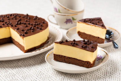 Passionimousse tort browniepõhjal